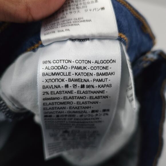 Levi's wedgie‎ skinny jeans blue 27 womens denim 5401 - Picture 11 of 13